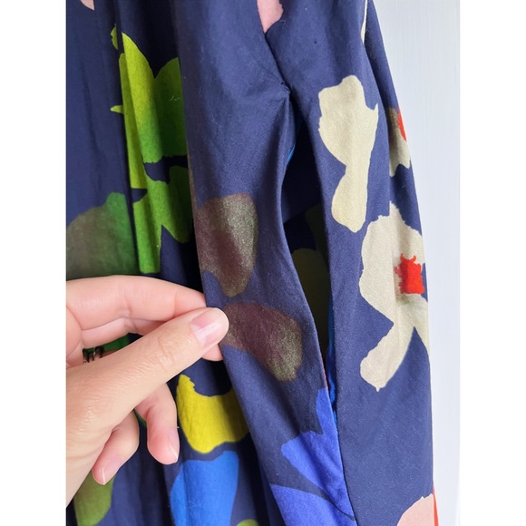 Anthropologie WHIT TWO Floral Halter MIDI Dress - Picture 9 of 15